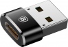 Фото товара Переходник USB -> Type C Baseus Black (CAAOTG-01)