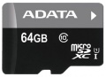 Фото Карта памяти micro SDXC 64GB A-Data UHS-I (AUSDX64GUICL10-RA1)