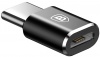 Фото товара Переходник micro-USB -> Type C Baseus Black (CAMOTG-01)