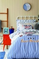 Фото Комплект постельного белья Karaca Home подростковый пике Challenge Mavi 2020-2 (svt-2000022245944)