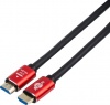 Фото товара Кабель HDMI -> HDMI v2.0 ATcom 4K Red/Gold 1 м (24941)