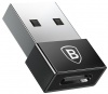 Фото товара Переходник Type C -> USB Baseus Exquisite Black (CATJQ-A01)