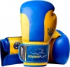 Фото товара Перчатки боксерские PowerPlay 3021 Blue/Yellow Ukraine 16oz