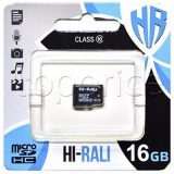 Фото Карта памяти micro SDHC 16GB Hi-Rali Class 10 (HI-16GBSD10U1-00)