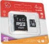 Фото товара Карта памяти micro SDHC 4GB T&G Class 4 + adapter (TG-4GBSDCL4-01)