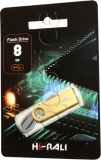 Фото USB флеш накопитель 8GB Hi-Rali Shuttle Series Gold (HI-8GBSHGD)