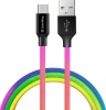 Фото товара Кабель USB AM -> micro-USB ColorWay 1 м Multicolor (CW-CBUM017-MC)