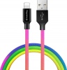 Фото товара Кабель USB -> Lightning ColorWay 1 м Multicolor (CW-CBUL016-MC)