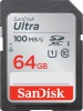 Фото товара Карта памяти SDXC 64GB SanDisk Ultra C10 UHS-I 100Mb/s (SDSDUNR-064G-GN6IN)