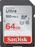 Фото Карта памяти SDXC 64GB SanDisk Ultra C10 UHS-I 100Mb/s (SDSDUNR-064G-GN6IN)