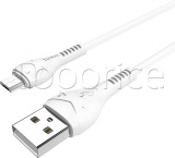 Фото Кабель USB -> micro-USB Hoco X37 Cool Power 1 м White