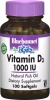 Фото товара Витамин D3 Bluebonnet Nutrition 1000IU 100 желатиновых капсул (BLB0308)