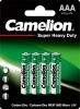 Фото товара Батарейки Camelion Super Heavy Duty Green AAA R03 (R03P-BP4G) 4 шт.