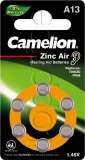 Фото Батарейки Camelion Zinc Air ZA13 (A13-BP6) 6 шт.