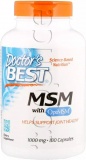 Фото Комплекс Doctor's Best MSM with OptiMSM 1000 мг 180 капсул (DRB00064)