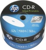 Фото товара CD-R HP 700Mb 52x IJ Print (50 pack Cakebox) (69301/CRE00070WIP-3)