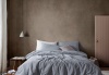Фото товара Комплект постельного белья Bella Villa евро хлопок (W-0002 Eu/grey blue)