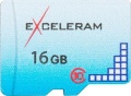 Фото Карта памяти micro SDHC 16GB Exceleram Class 10 Color series (EMSD0004)