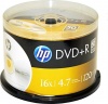Фото товара DVD+R HP 4.7Gb 16x (50 Pack Spindle) (69319/DRE00026-3)