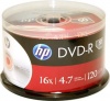 Фото товара DVD-R HP 4.7Gb 16x (50 Pack Spindle) (69316/DME00025-3)