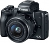 Фото товара Цифровая фотокамера Canon EOS M50 + 15-45 IS STM + 22 STM Double Kit Black (2680C055)