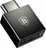 Фото товара Адаптер USB Type C -> USB Baseus Exquisite Black (CATJQ-B01)