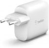 Фото товара Сетевое З/У Dual USB Belkin Home Charger White (WCB002VFWH)