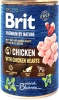 Фото товара Корм для собак Brit Premium by Nature курица с куриным сердцем 800 г (100407/8546)