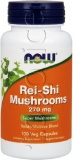 Фото Грибы рейши Now Foods Rei-Shi Mushrooms 270 мг 100 Капсул (NF4733)