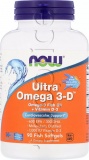 Фото Ультра Омега-3 Now Foods Ultra Omega-3D 90 Гелевых Капсул (NF1663)