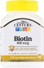 Фото товара Биотин (В7) 21st Century 800 мкг 110 таблеток (CEN22881)