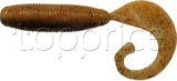 Фото Силикон рыболовный Reins Fat G Tail Grub 2" B09 Smoke Mustard 16 шт. (1552.00.44)