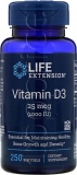 Фото Витамин D3 Life Extension 25 мкг 1000UI 250 гелевых капсул (LEX17512)
