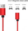 Фото товара Кабель USB2.0 AM -> Lightning/micro-USB/Type C XoKo Magneto 1.0 м (SC-360MGNT-RD)