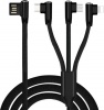 Фото товара Кабель USB2.0 AM -> Lightning/micro-USB/Type C XoKo 1.2 м Black (SC-340-BK)