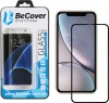 Фото товара Защитное стекло для iPhone Xr BeCover Black (702621)