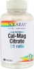 Фото товара Комплекс Solaray Cal-Mag Citrate 180 капсул (SOR04525)