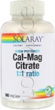 Фото Комплекс Solaray Cal-Mag Citrate 180 капсул (SOR04525)