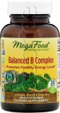 Фото Комплекс витаминов B MegaFood Balanced B Complex 30 таблеток (MGF10167)
