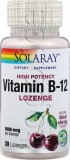 Фото Витамин B12 Solaray 5000 мкг 30 леденцов (SOR04351)