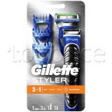 Фото Стайлер Gillette Fusion ProGlide Styler + кассета Power + 3 насадки для бороды (7702018273386)