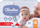 Фото Подгузники детские Chicolino Medium 4 7-14кг 36 шт. (4823098410805)