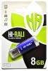 Фото товара USB флеш накопитель 8GB Hi-Rali Rocket Series Blue (HI-8GBVCBL)