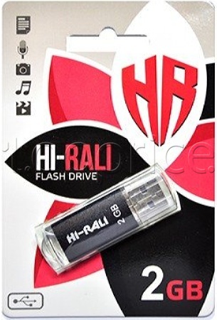 Фото USB флеш накопитель 2GB Hi-Rali Rocket Series Black (HI-2GBRKTBK)
