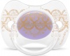 Фото товара Пустышка Suavinex Couture 0-4 мес., 1 шт. симметричная Violet (304203)
