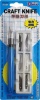 Фото товара Нож Dafa модельный с пластиковой ручкой, 6 сменных лезвий (DAFA6013)