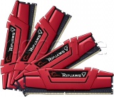 Фото Модуль памяти G.Skill DDR4 64GB 4x16G 3200MHz Ripjaws V Red (F4-3600C19Q-64GVRB)