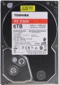 Фото Жесткий диск 3.5" SATA  6TB Toshiba P300 (HDWD260UZSVA)