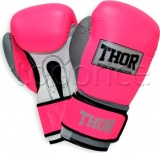 Фото Боксерские перчатки Thor Typhoon 12oz Pink/Grey/White (8027/02(PU))