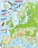 Фото товара Пазл Larsen Карта Европы с животными (K70-UA)